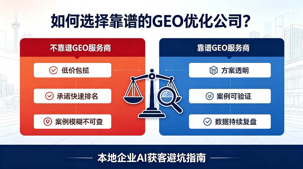 霍邱如何选择靠谱的GEO优化公司？本地企业AI获客避坑指南